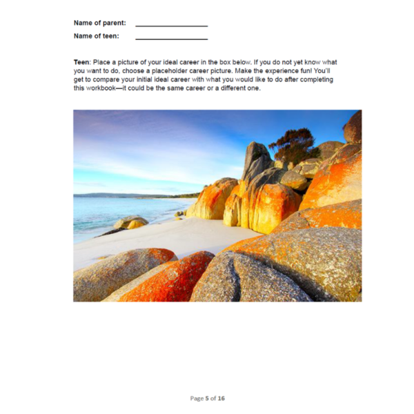 eBook: Parent & Teen Career Workbook (Conversation 4) - Image 2