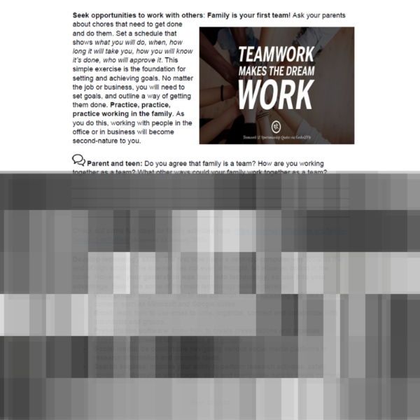 eBook: Parent & Teen Career Workbook (Conversation 5) - Image 3